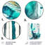 Décoration murale en métal Tropical Turquoise Joyfulness V - Abstract-87834190