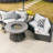 4 - Person Round Outdoor Dining Set With Cushions