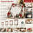 Christmas Floral Print Throw Blanket, Festive Holiday Poinsettia and Pinecone Design Cozy Plush Blanket for Sofa Couch Bedroom Living Room Home Decoration-137005507