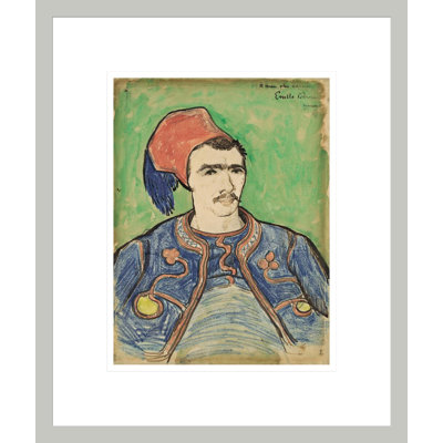 «Le Zouave» par Vincent van Gogh, impression giclée encadrée