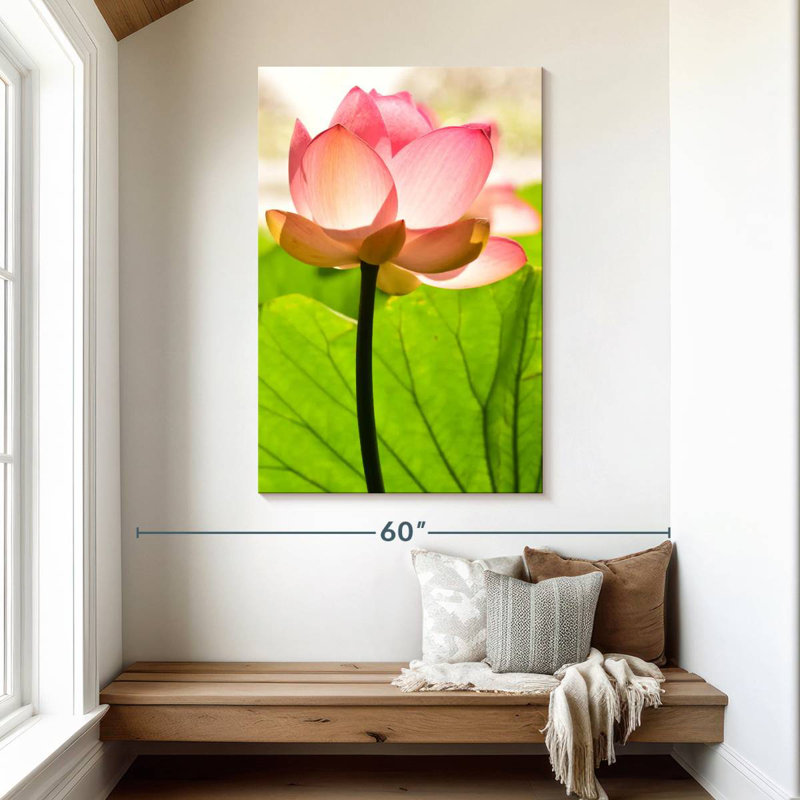 Harnek Bright Lotus Flower, 48" H x 32" W