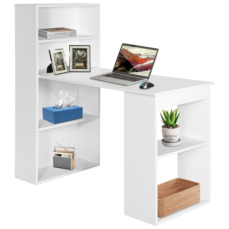 Darryus Computer Desk, White