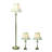 Yerby 25.5'' Antique Brass Traditional Floor & Table Lamp Set