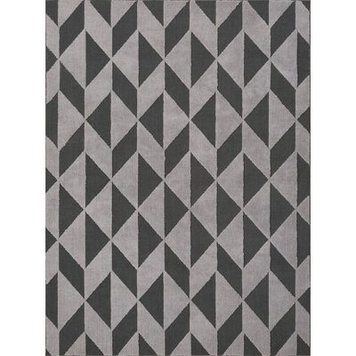 Urbano Geometric Area Rug in Gray