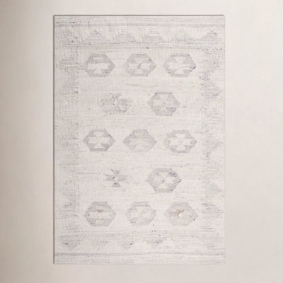 Hand-Woven Geometric Rug