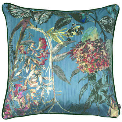 Floral Square Throw Pillow Cover