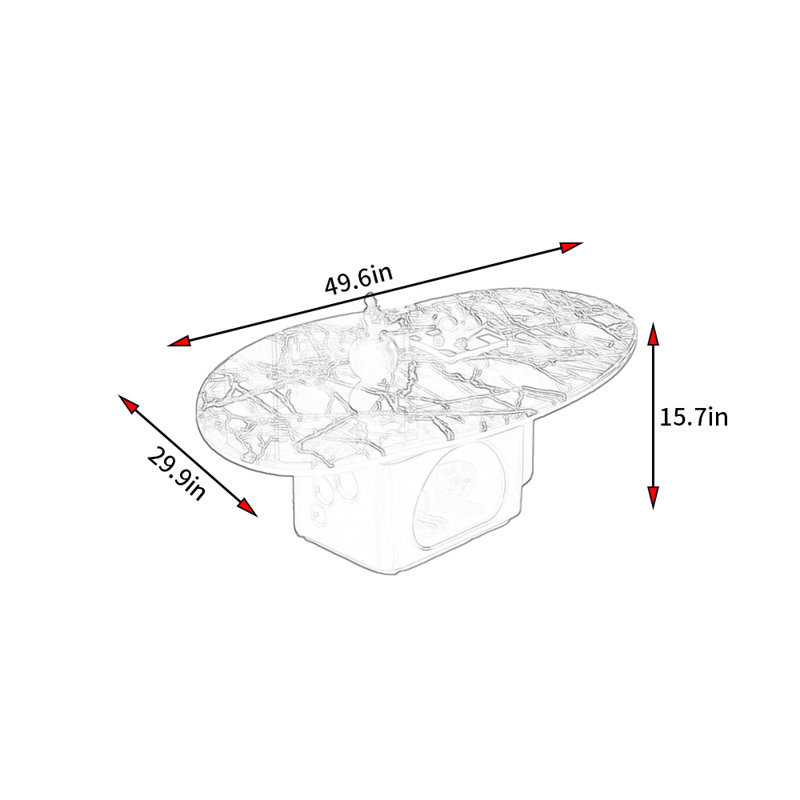 Table basse Italian Light Luxury