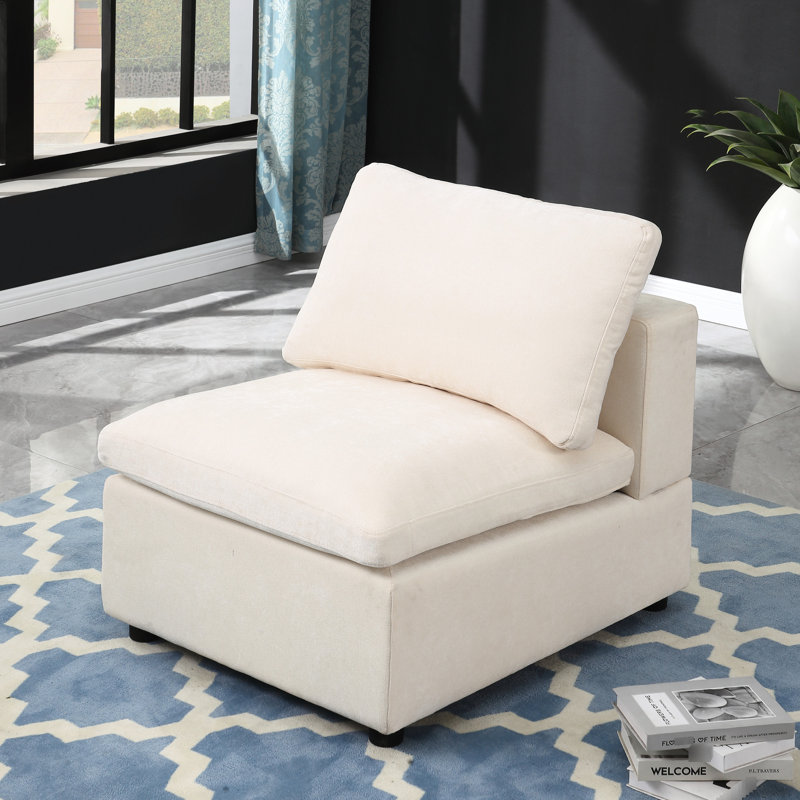 Canapé modulaire beige: conception modulaire pour différents agencements Qualité: vie confortable et polyvalente