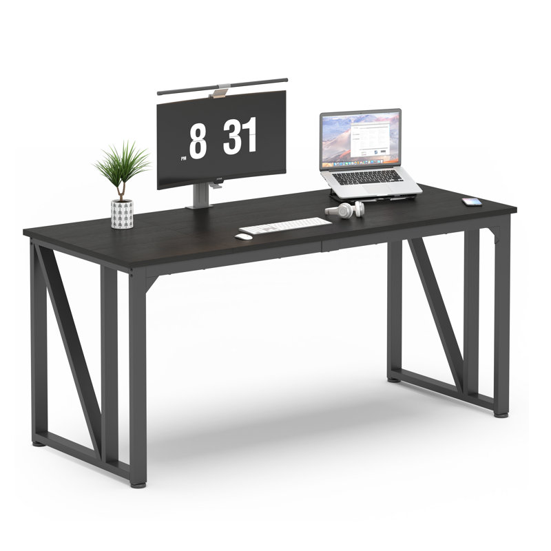 Computer Desk, Black, Black