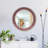 Cobberas Manufactured Wood, Glass Round Wall Mirror-1141962293