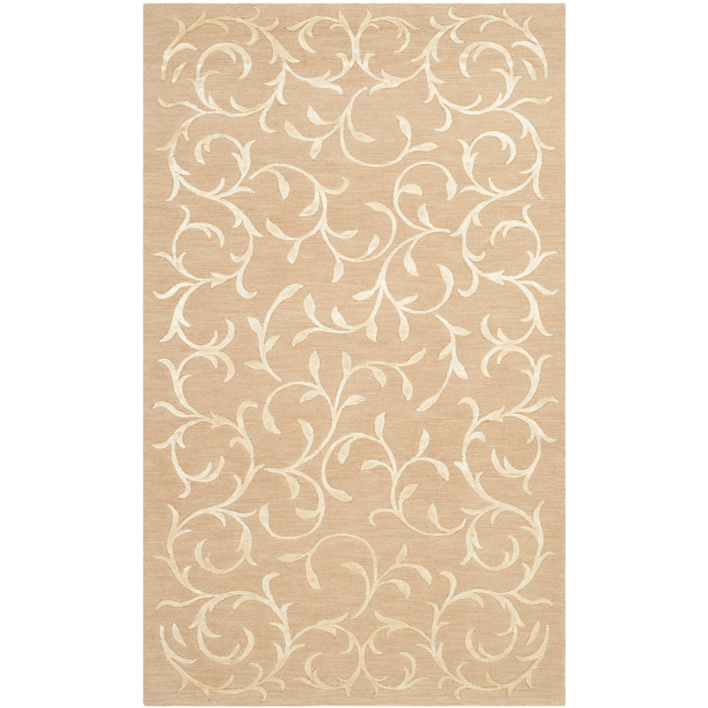 Tapis Sadeem en soie et laine nouÃ© Ã  la main, Rectangle 8 pi x 10 pi