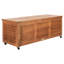 Boîte de rangement en bois massif avec roulettes 50 gallons Eucalyptus-21867682