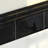 Santorini 7.9" x 2" Glossy Ceramic Mudcap Tile Trim in Nero