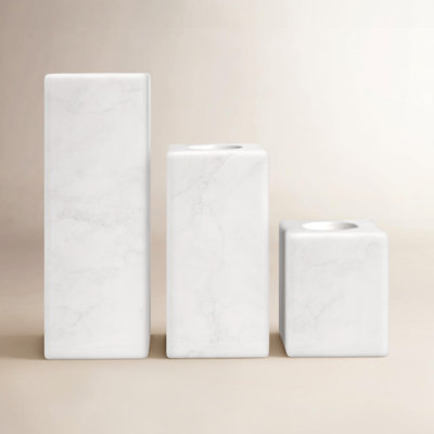 Matheson Genuine Marble Votive Candle Holder