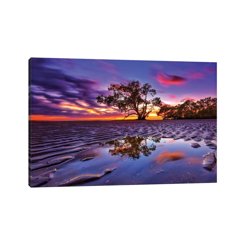 Sand Ripples by Ben Mulder - Gallery-Wrapped Canvas Giclée on Canvas, Wrapped Canvas, 20.32 cm H x 30.48 cm W