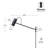 LED Plug-in Armed Sconce