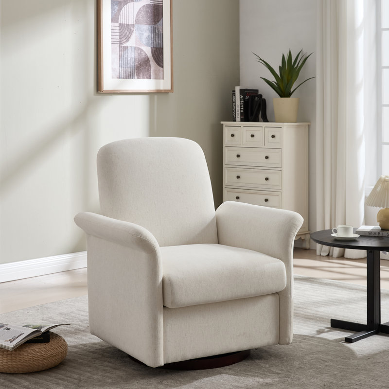 Fauteuil d'appoint 33,36 po, Crème, crème