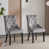 Grey Chairs Set of 2