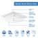 Prime 33" W x 33" D x 74.75" H Semi-Frameless Sliding Shower Enclosure with Base Included