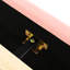 Lit double avec lit gigogne et 3 tiroirs, tête de lit en forme de lapin, revêtement rose, plateforme lapin, peu encombrant