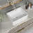Beslend 14.5'' White Ceramic Rectangular Bathroom Sink