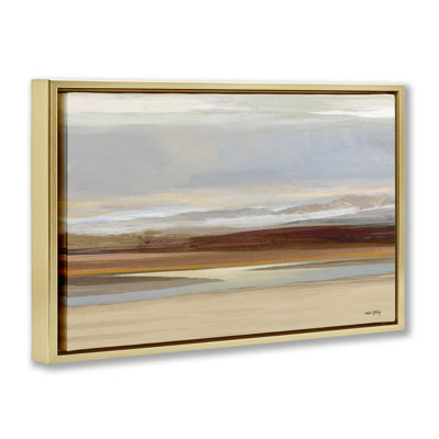 Cadre flottant Earthy Desert Landscape, design par Amber Sterling