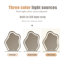 Coiffeuse de maquillage avec miroir lumineux, 8 tiroirs
