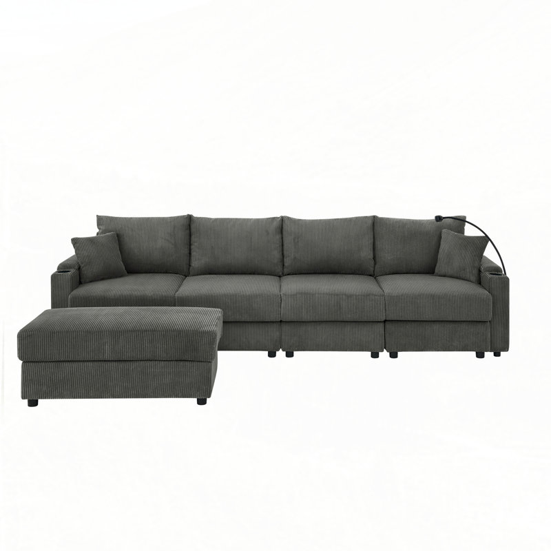 Sofas, Gray Chenille 