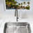 KBFmore 17.63 Inch Dual Function Stainless Steel Kitchen Faucet with Pull Out Down Spray Head-86309182
