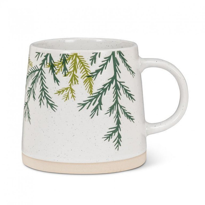 Grande tasse avec branches en cèdre