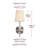 Saxon Armed Sconce-120607128