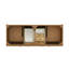 Laurent 60'' W Double Bathroom Vanity Base-494296211