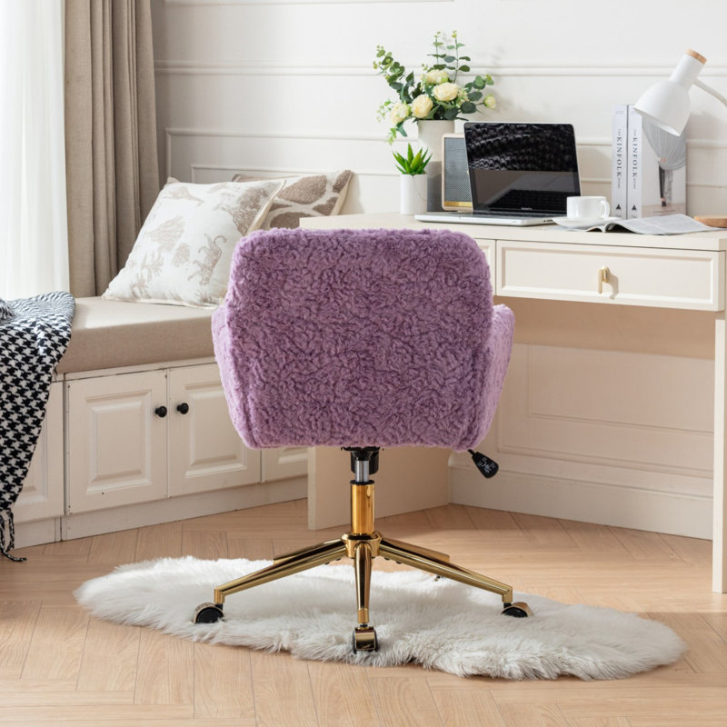 Chaise de bureau Angelyssa, Violet