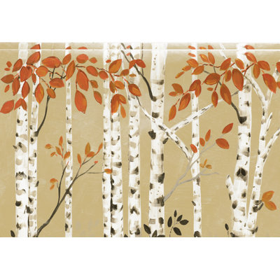 Warm Birches - Painting Print