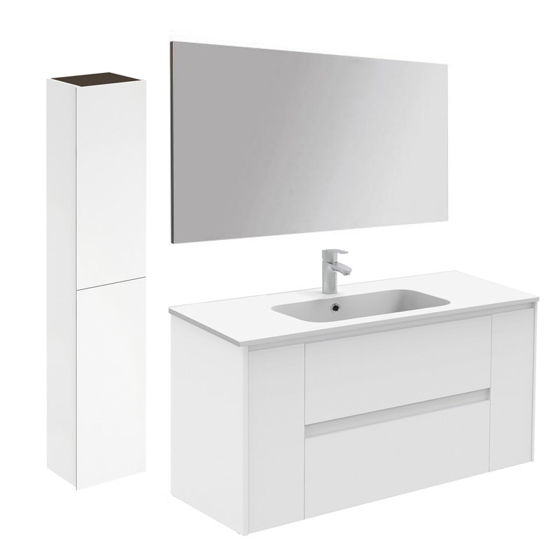 Durazo 47.4'' W Single Vanity, Matte White