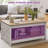 Vesely Farmhouse Square Coffee Table with Storage-956862631