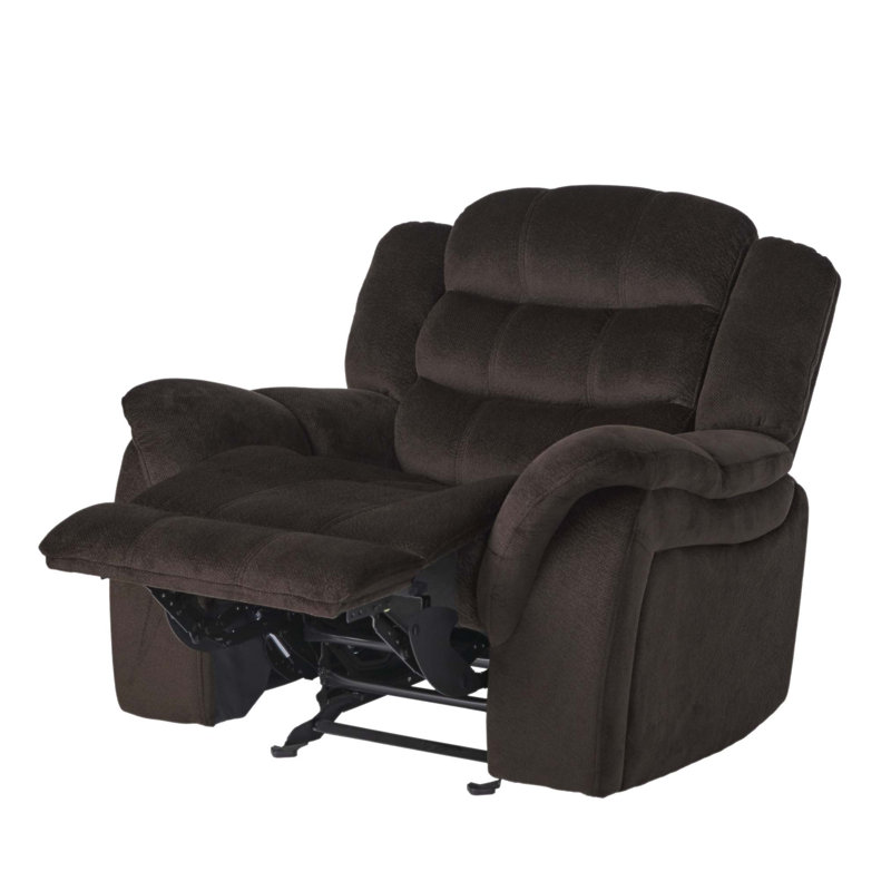 Fauteuil inclinable et oscillant classique en tissu classique pour un confort et une élégance inégalés dans tout espace de vie