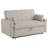 Hartigan Boucle Upholstered Sleeper Sofa Bed Latte-444933723