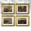 «Vintage Landscape LXVII», ensemble de 4 reproductions encadrées