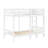 White Finish Twin/Twin Bunk Bed