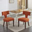 Ensemble de 2 chaises de salle à manger modernes Mid-Century, chaise d'appoint rembourrée Farmhouse, chaises de cuisine, chaises d'appoint-44247903