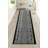 Custom Size Washable Medium Profile Anti-Slip Dot Bordered Gray Design Rug-1987075939