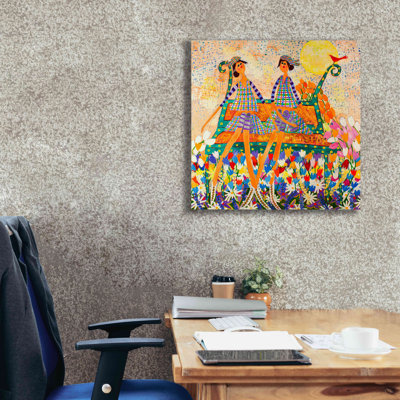«The Cardinal» par Caroline Benchétrit, impression sur toile giclée sur toile