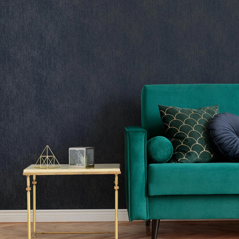 Boutique Refine Texture Wallpaper, Navy