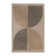 Narze Modern Easy Jute Machine Washable Area Rug with Non-Slip Backing for Patio,Backyard,Balcony ,Deck