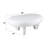 White High Gloss End Table