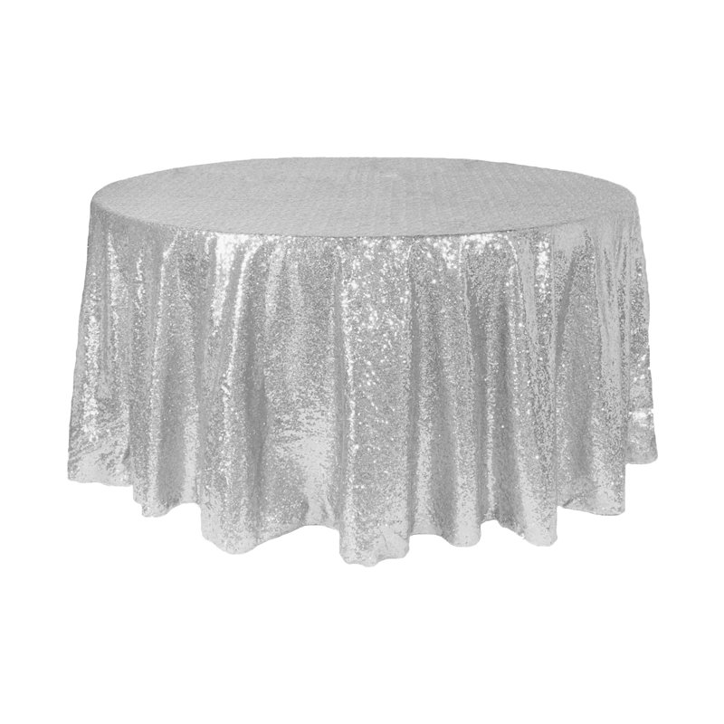 Round Tablecloth, Blush, 108" L x 108" W