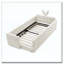 Lit plateforme tapissier simple avec tête de lit mignonne en forme d'oreille de lapin-1770478728