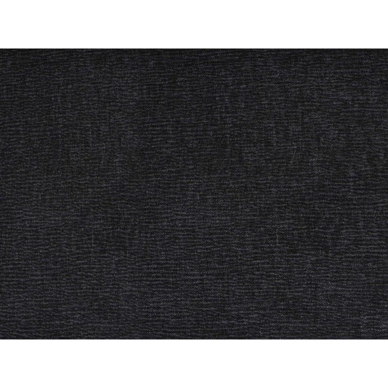 Fauteuil Caspian Chenille, Tissu chenille noir