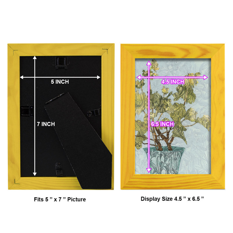 " Conservatory Collage I (FWH) ", 4" W x 6" H x 1" D, Yellow